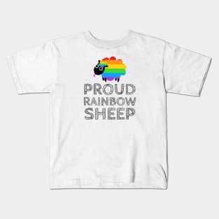 Proud Rainbow Sheep Kids T-Shirt